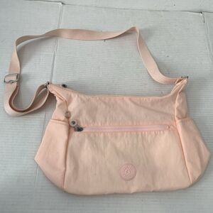 Kipling Alenya Crossbody Purse Shoulder Bag Polyamide Peachy Coral